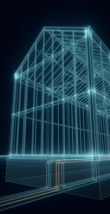 Can Data Center Waste Heat Be Reused? – Real Options and Limits - 3D Wireframe Animation