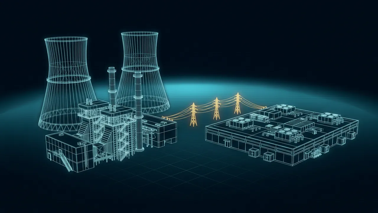 Can Data Centers Connect Directly to Power Plants? – The FERC Fight - 3D Animation