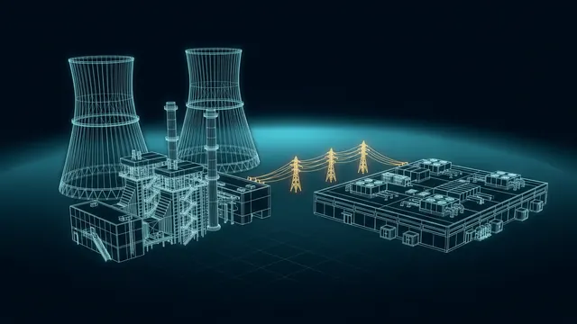 Can Data Centers Connect Directly to Power Plants? – The FERC Fight - 3D Animation