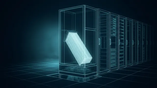 CRAC vs CRAH – What Is the Difference in Data Center Cooling? - 3D Wireframe Animation
