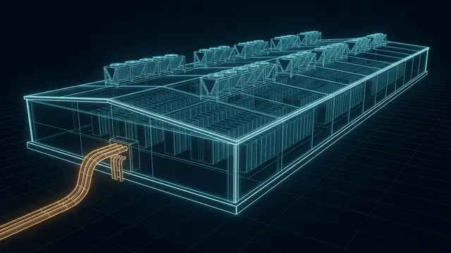 How Does ERCOT Handle Large Loads? – Studies, Rules and Curtailment - 3D Wireframe Animation