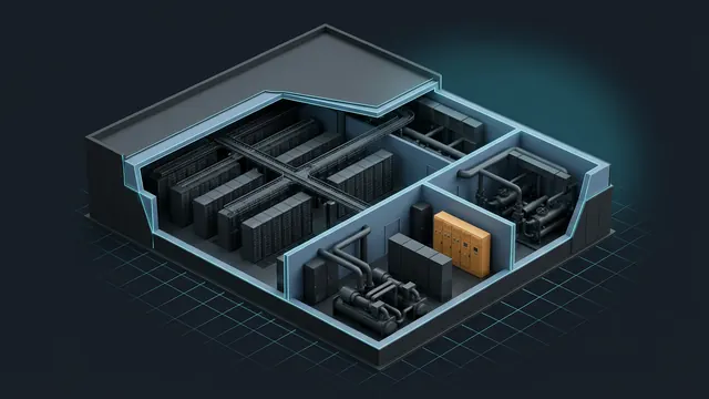 How Much Electricity Does a Data Center Use? – kW to TWh - 3D Cutaway Animation