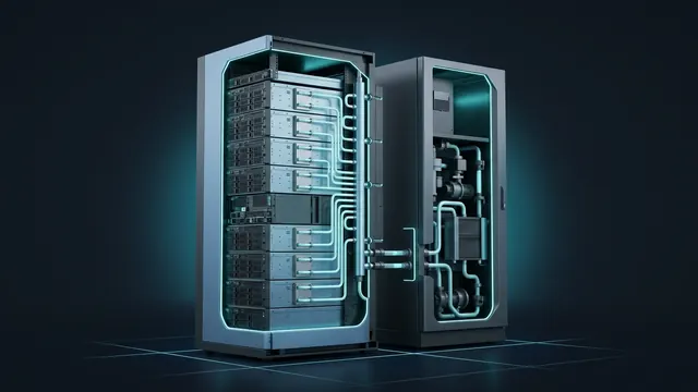 What Is Direct-to-Chip Liquid Cooling? – Why AI Racks Need It - 3D Animation