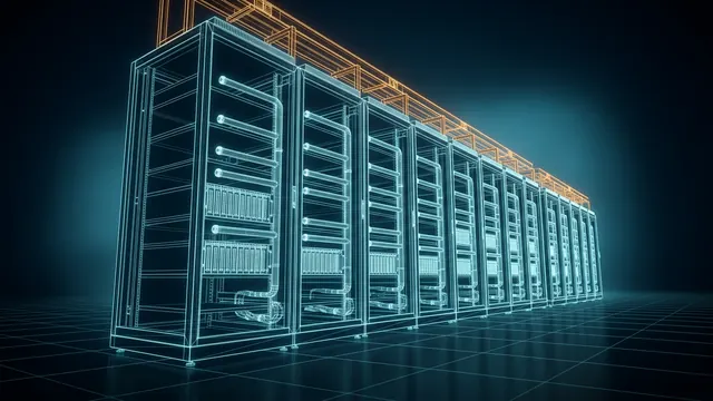 Why Do AI Training Loads Swing So Fast? – Grid and Generator Fixes - 3D Wireframe Animation