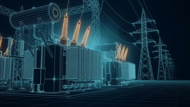 Why Does Grid Interconnection Take So Long? – The Queue Explained - 3D Wireframe Animation