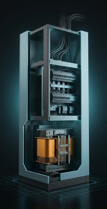 Data Center Power Glossary – 100 Terms From BTM to WUE - 3D Cutaway Animation