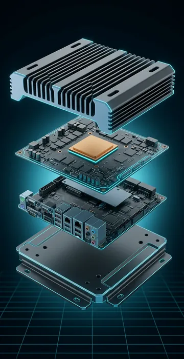 Edge AI on Remote Industrial Sites – Uses, Hardware and Power - 3D Cutaway Animation