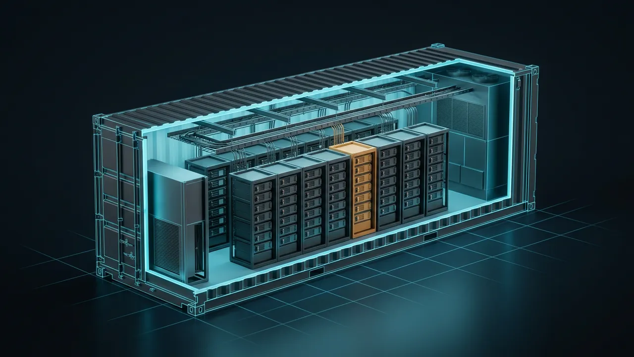 How Is Battery Storage Used at Data Centers? – Backup and Smoothing - 3D Cutaway Animation