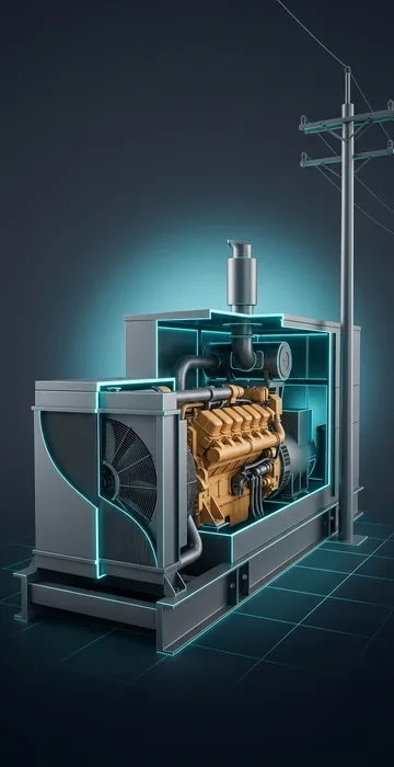 Oilfield Power Generation – How Remote Pads Get Electricity - 3D Cutaway Animation