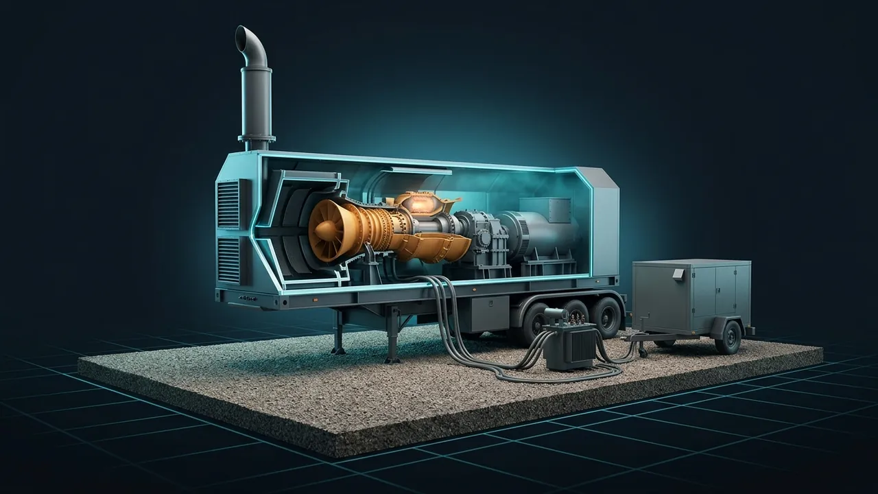 What Are Mobile Gas Turbines? – Trailer-Mounted Power Explained - 3D Animation