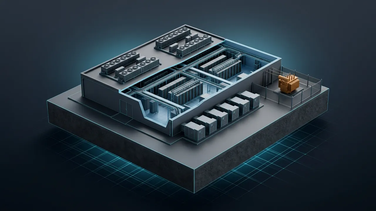What Is a Data Center? – Power, Cooling and Connectivity Basics - 3D Animation