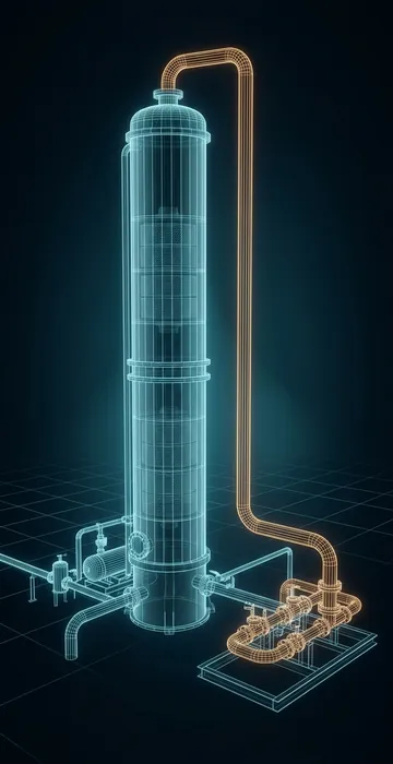 What Is Renewable Natural Gas? – RNG and Landfill Gas for Power - 3D Wireframe Animation