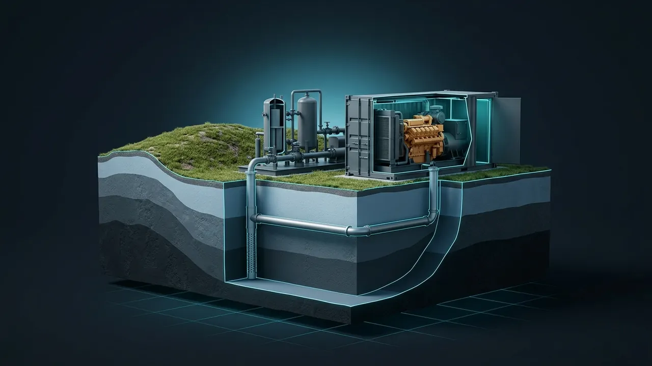 What Is Renewable Natural Gas? – RNG and Landfill Gas for Power - 3D Cutaway Animation