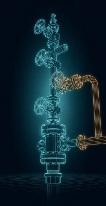 Who Owns Flare Gas? – Mineral Rights, Royalties and Gas Deals - 3D Wireframe Animation