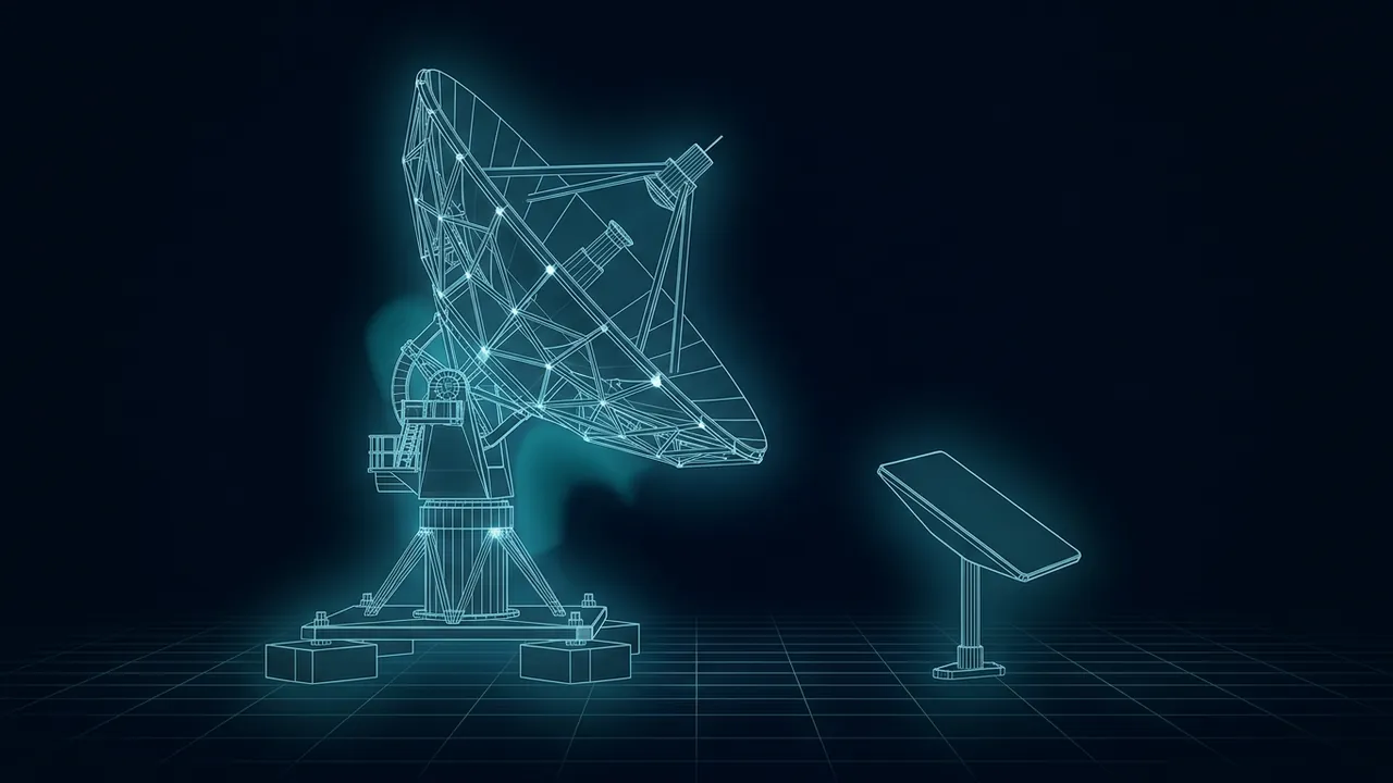 Why Does Satellite Latency Matter? – GEO vs LEO for Remote Sites - 3D Wireframe Animation